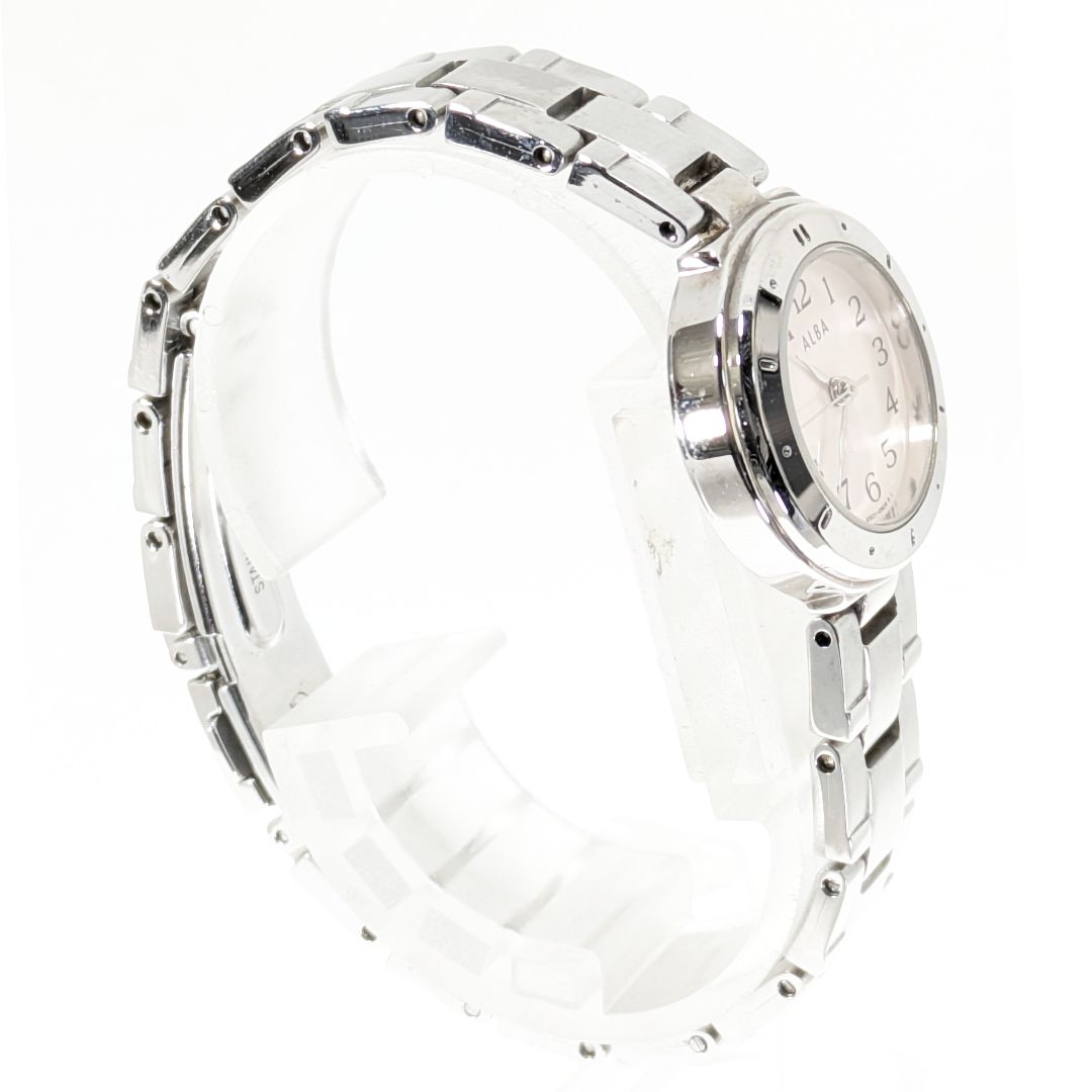 Seiko ALBA V501-0DW0 Analog Quartz Women Alba Women'S Wristwatch, Battery Operated, Stainless Steel