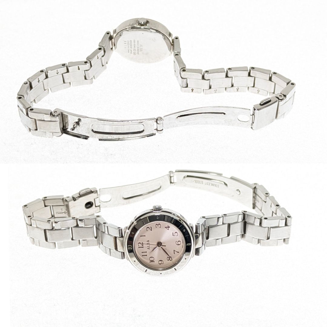 Seiko ALBA V501-0DW0 Analog Quartz Women Alba Women'S Wristwatch, Battery Operated, Stainless Steel