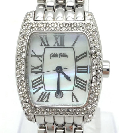 Folli Follie Analog Quartz Women 不動品 フォリフォリ Watch Wf6A062Bd