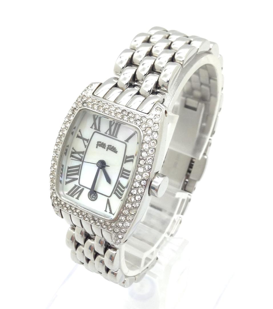 Folli Follie Analog Quartz Women 不動品 フォリフォリ Watch Wf6A062Bd