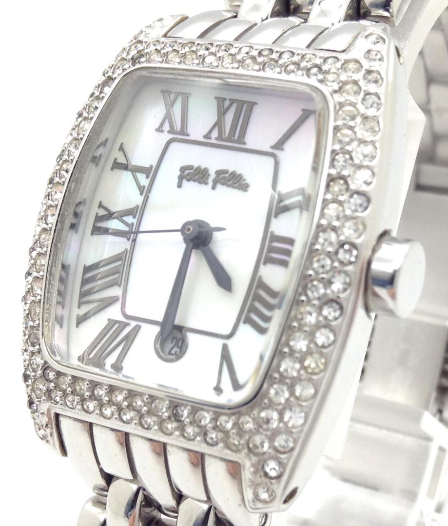 Folli Follie Analog Quartz Women 不動品 フォリフォリ Watch Wf6A062Bd