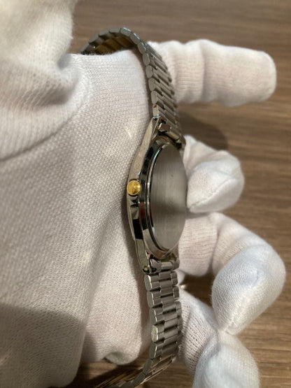 Benrus Analog Quartz Men ベンラス Watch ブラック ゴールド