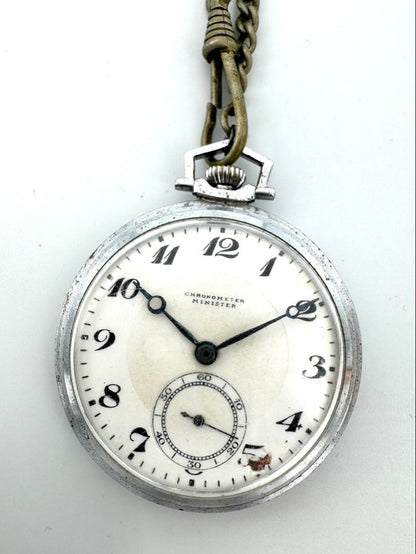 Chronometer Minister Analog Mechanical (Manual) Men Manual Winding Pocket Watch For Parts