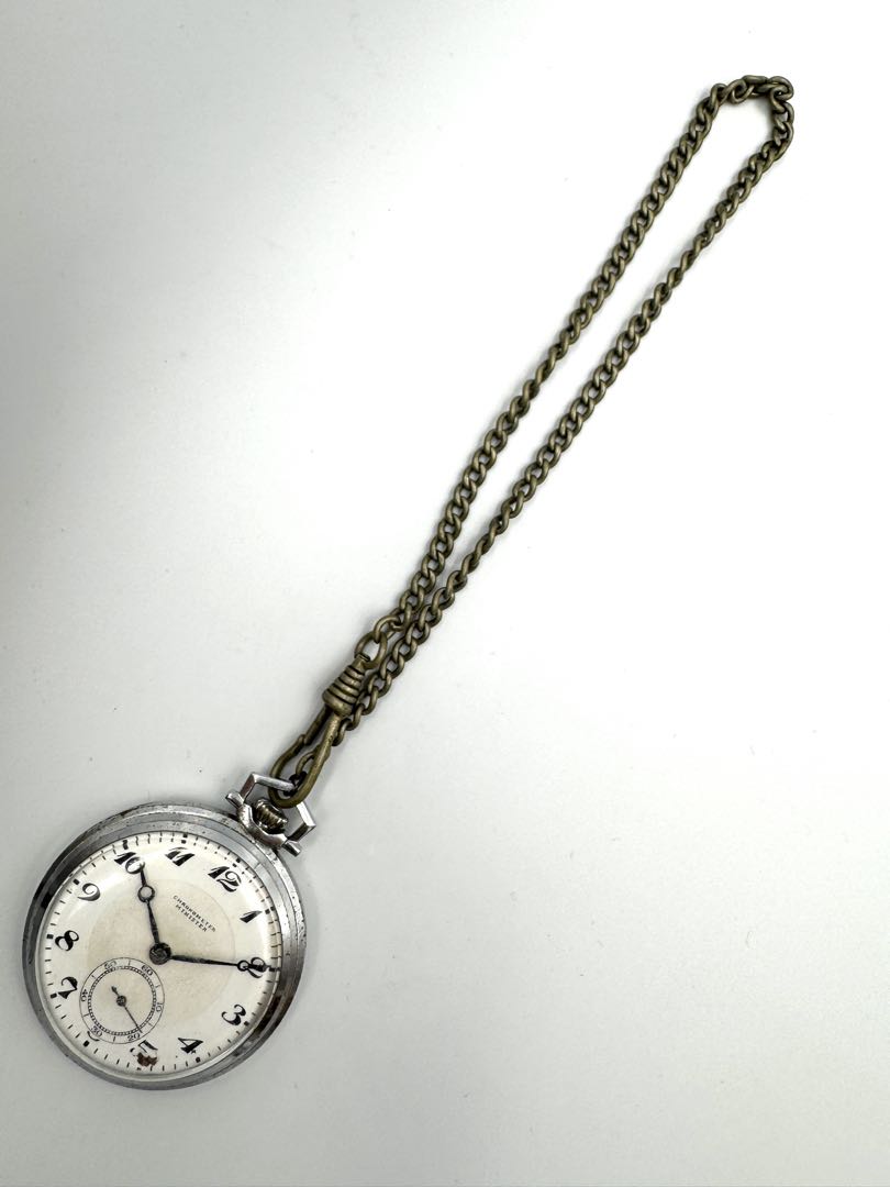 Chronometer Minister Analog Mechanical (Manual) Men Manual Winding Pocket Watch For Parts