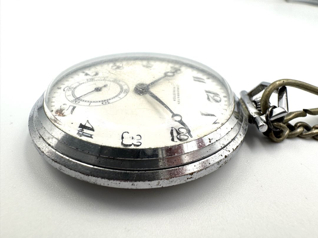 Chronometer Minister Analog Mechanical (Manual) Men Manual Winding Pocket Watch For Parts