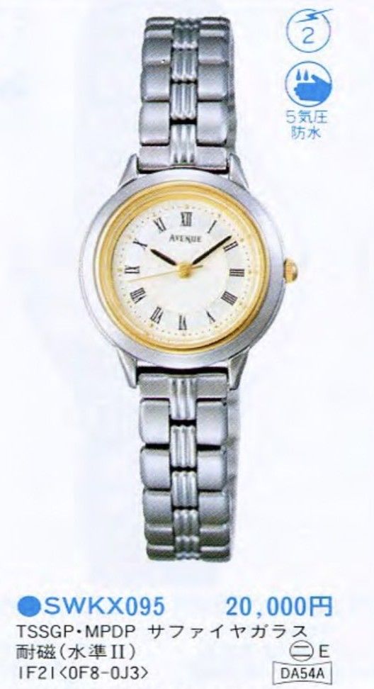 Seiko Avenue SWKX095 Analog Quartz Women