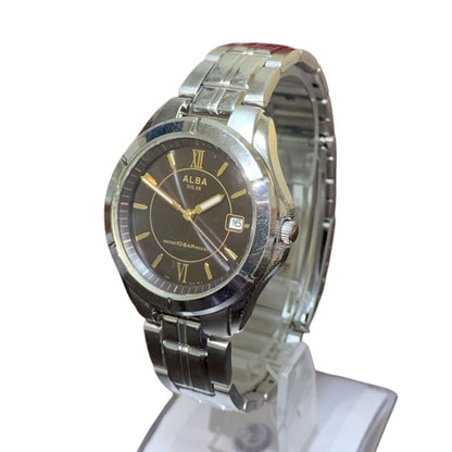 Seiko Alba B145-0BE0 Analog Solar Men Watch Operation Confirmed