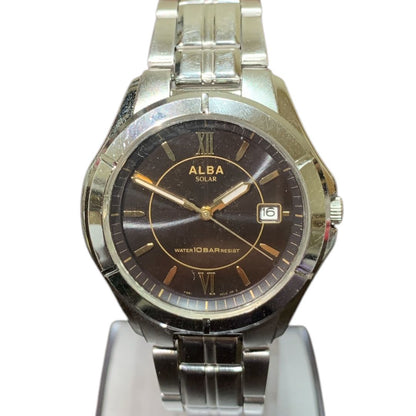 Seiko Alba B145-0BE0 Analog Solar Men Watch Operation Confirmed