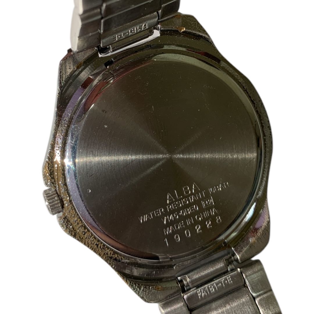 Seiko Alba B145-0BE0 Analog Solar Men Watch Operation Confirmed