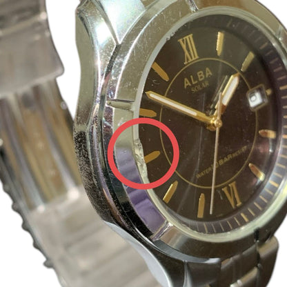 Seiko Alba B145-0BE0 Analog Solar Men Watch Operation Confirmed