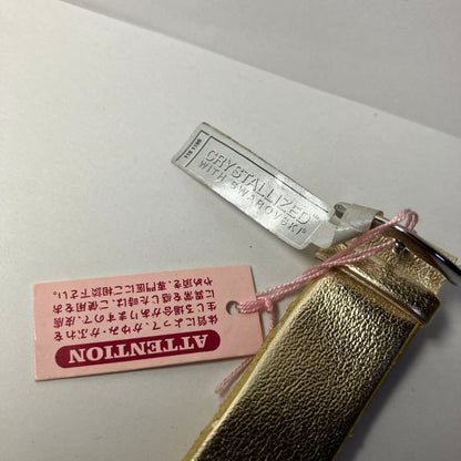 Lz New York Analog Quartz Women エルゼット ニューヨーク 未使用 Newyork スワロフスキー Womenwatch 稼動品 シェル盤
