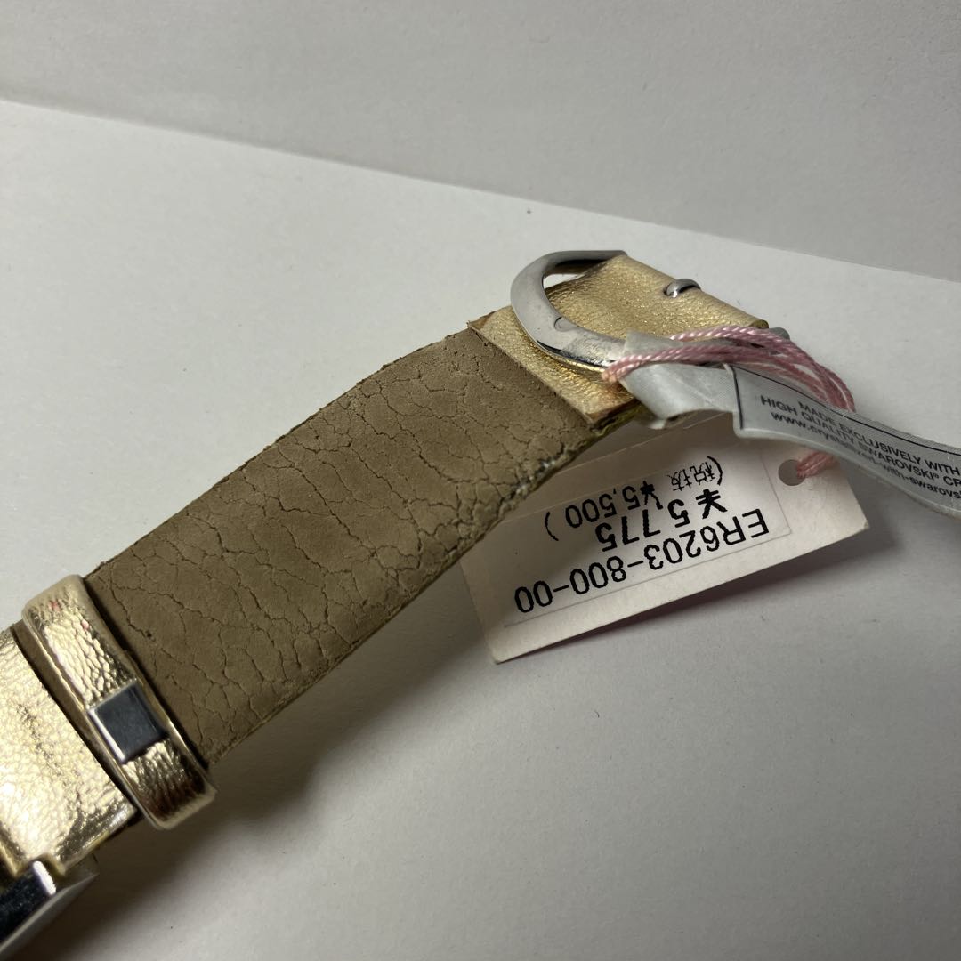Lz New York Analog Quartz Women エルゼット ニューヨーク 未使用 Newyork スワロフスキー Womenwatch 稼動品 シェル盤