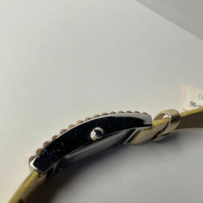 Lz New York Analog Quartz Women エルゼット ニューヨーク 未使用 Newyork スワロフスキー Womenwatch 稼動品 シェル盤