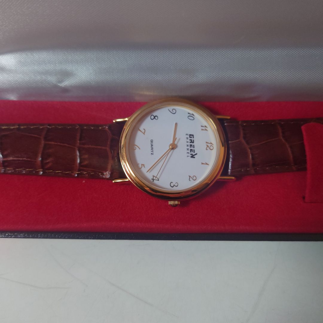 Green Channel SHQ-502 Analog Quartz Men