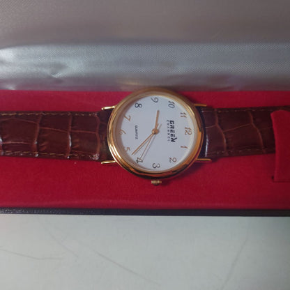 Green Channel SHQ-502 Analog Quartz Men