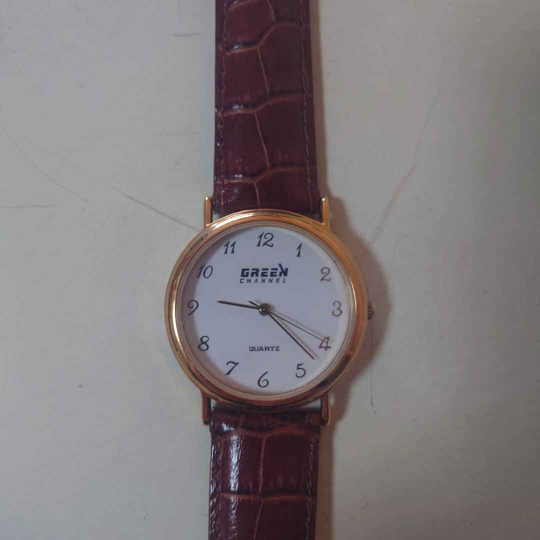 Green Channel SHQ-502 Analog Quartz Men
