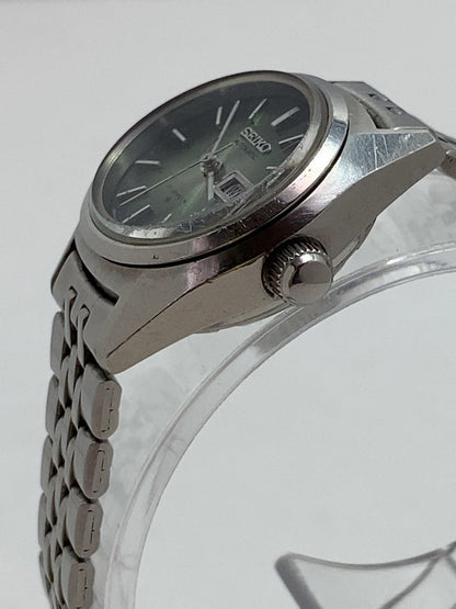 Seiko 2706-0180 Analog Mechanical (Automatic) Women Working Item Green Automatic 21Jewels For Parts / Junk