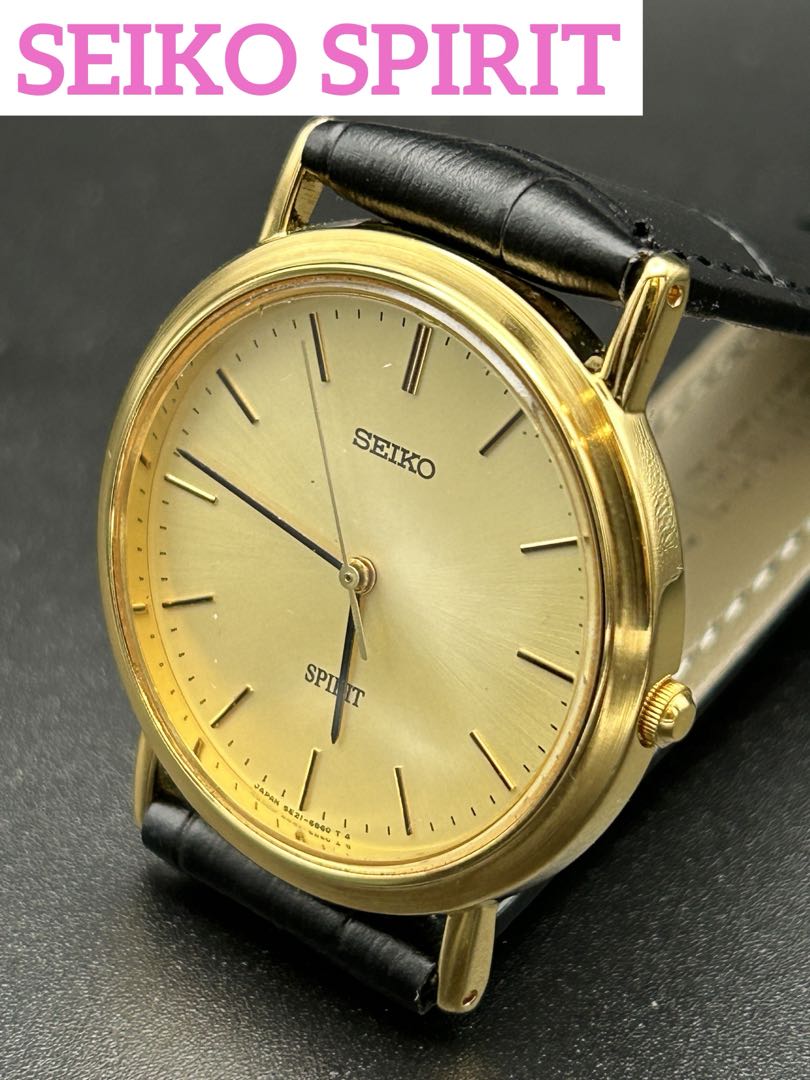 Seiko Spirit 5E21-6000 Analog Quartz Men