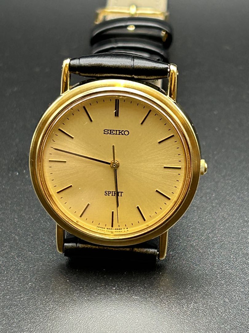 Seiko Spirit 5E21-6000 Analog Quartz Men