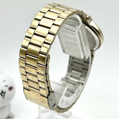 Forbel Analog Quartz Men フォーベル Watch ブラック ゴールド [For Parts / Junk]