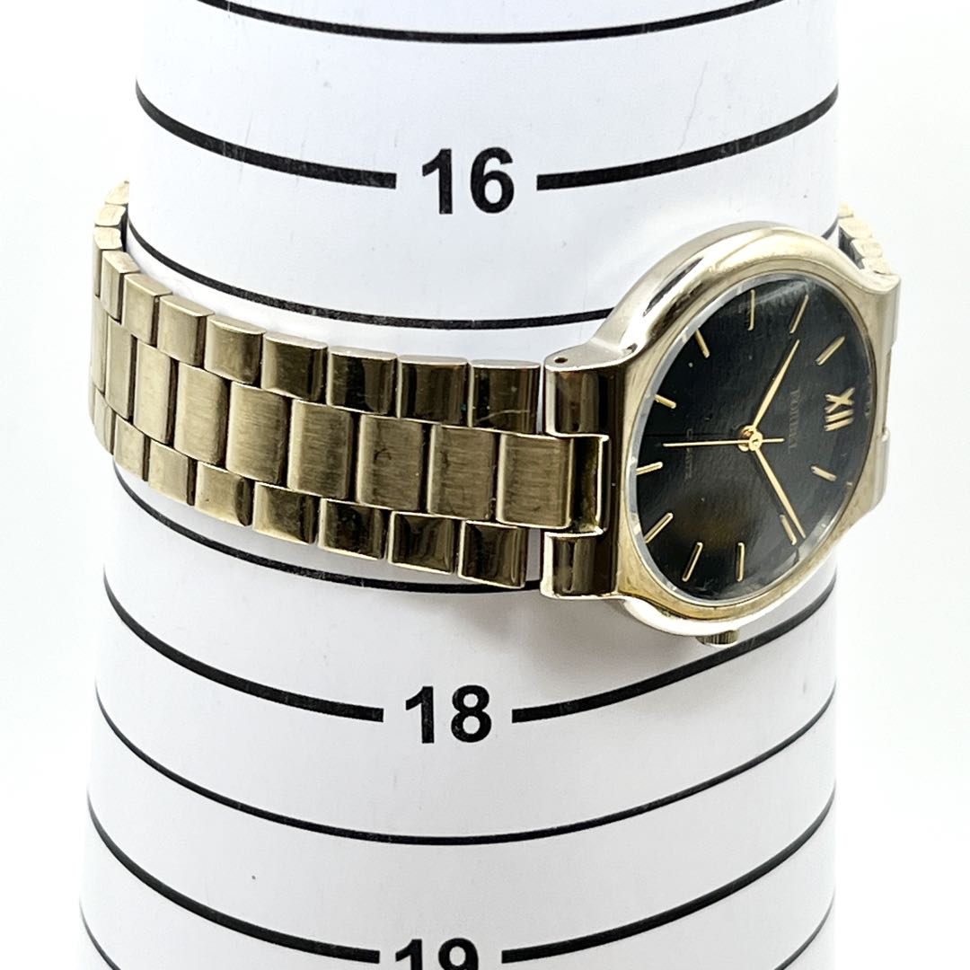 Forbel Analog Quartz Men フォーベル Watch ブラック ゴールド [For Parts / Junk]