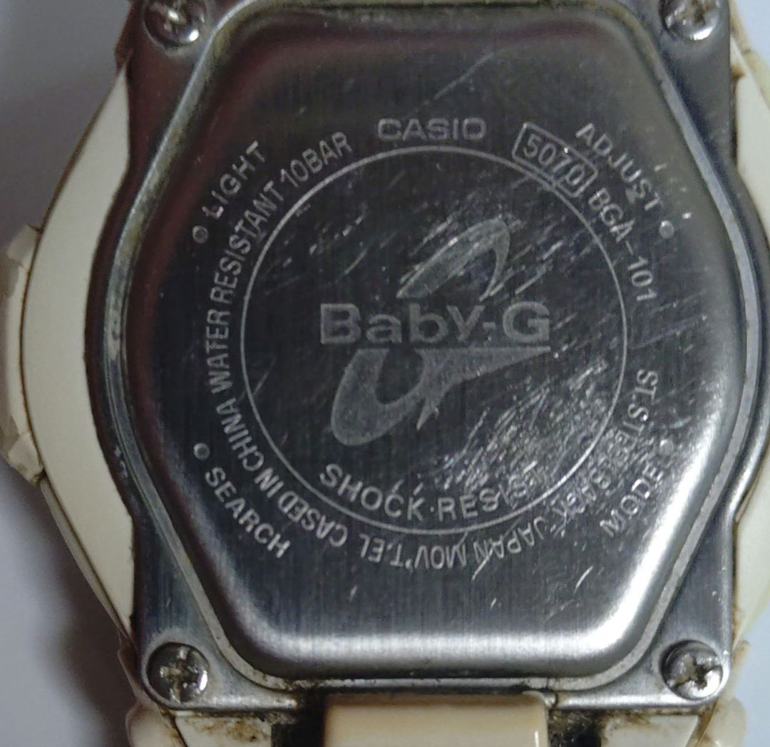 G-shock Baby-G BGA-101 Digital-Analog Quartz Women ジーショック Working Item Casio