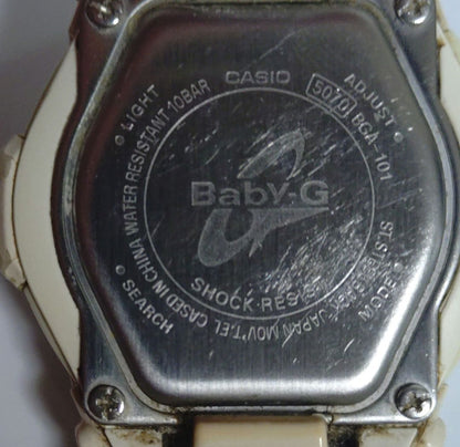 G-shock Baby-G BGA-101 Digital-Analog Quartz Women ジーショック Working Item Casio