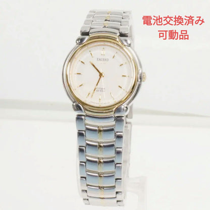 Citizen EXCEED Analog Quartz Women Battery Replaced Working Item 美品