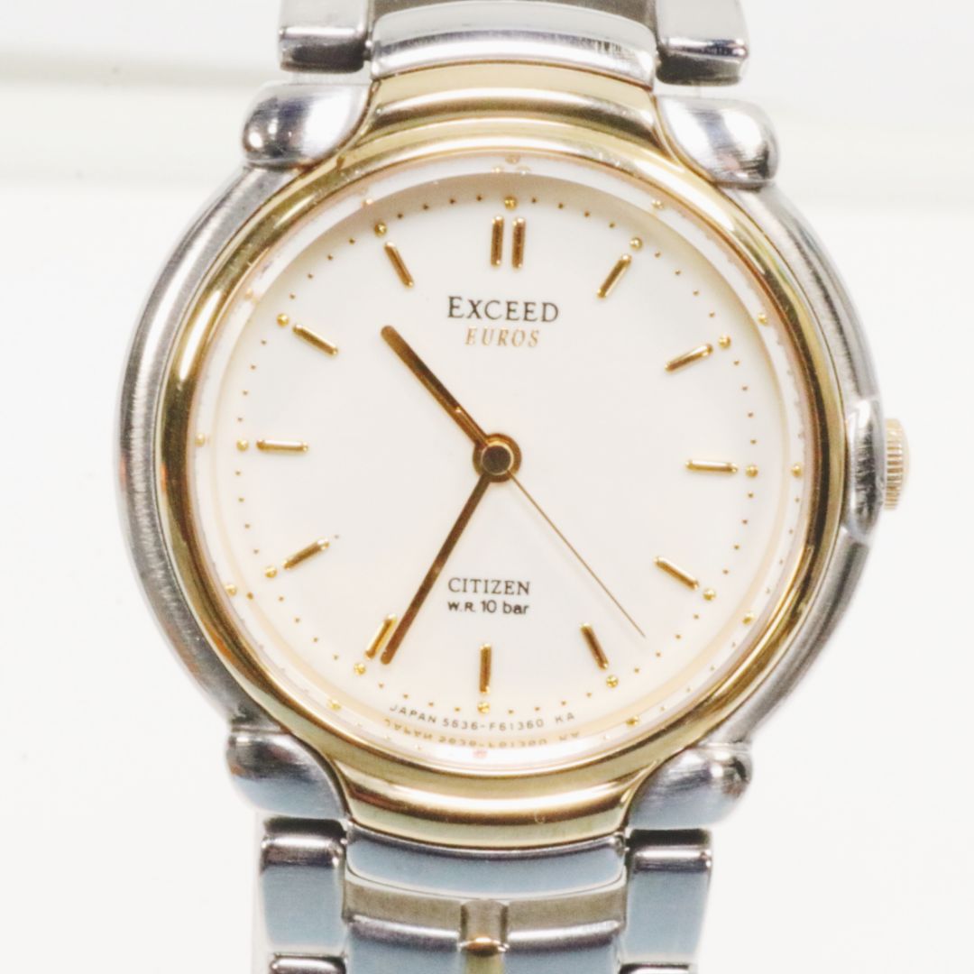 Citizen EXCEED Analog Quartz Women Battery Replaced Working Item 美品