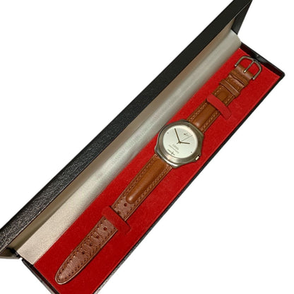Sanseido 100th Anniversary Quartz Watch with Case, Checked Works