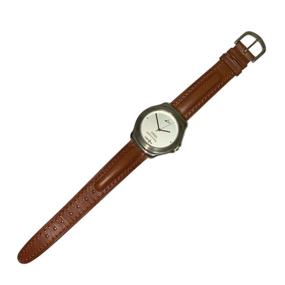 Sanseido 100th Anniversary Quartz Watch with Case, Checked Works