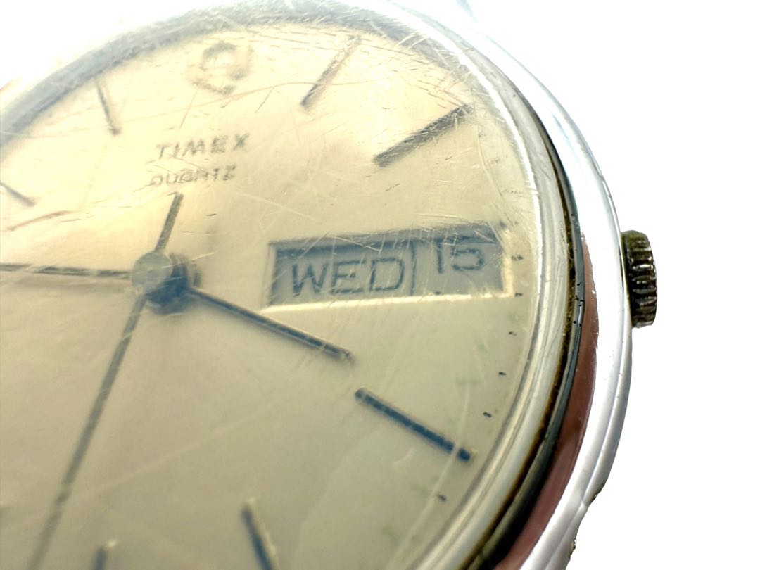 TIMEX Q Quartz Watch No Strap FOR PARTS