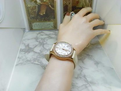 TITUS Analog Quartz Women Women Chronograph Gemstone Bezel Watch Women'S