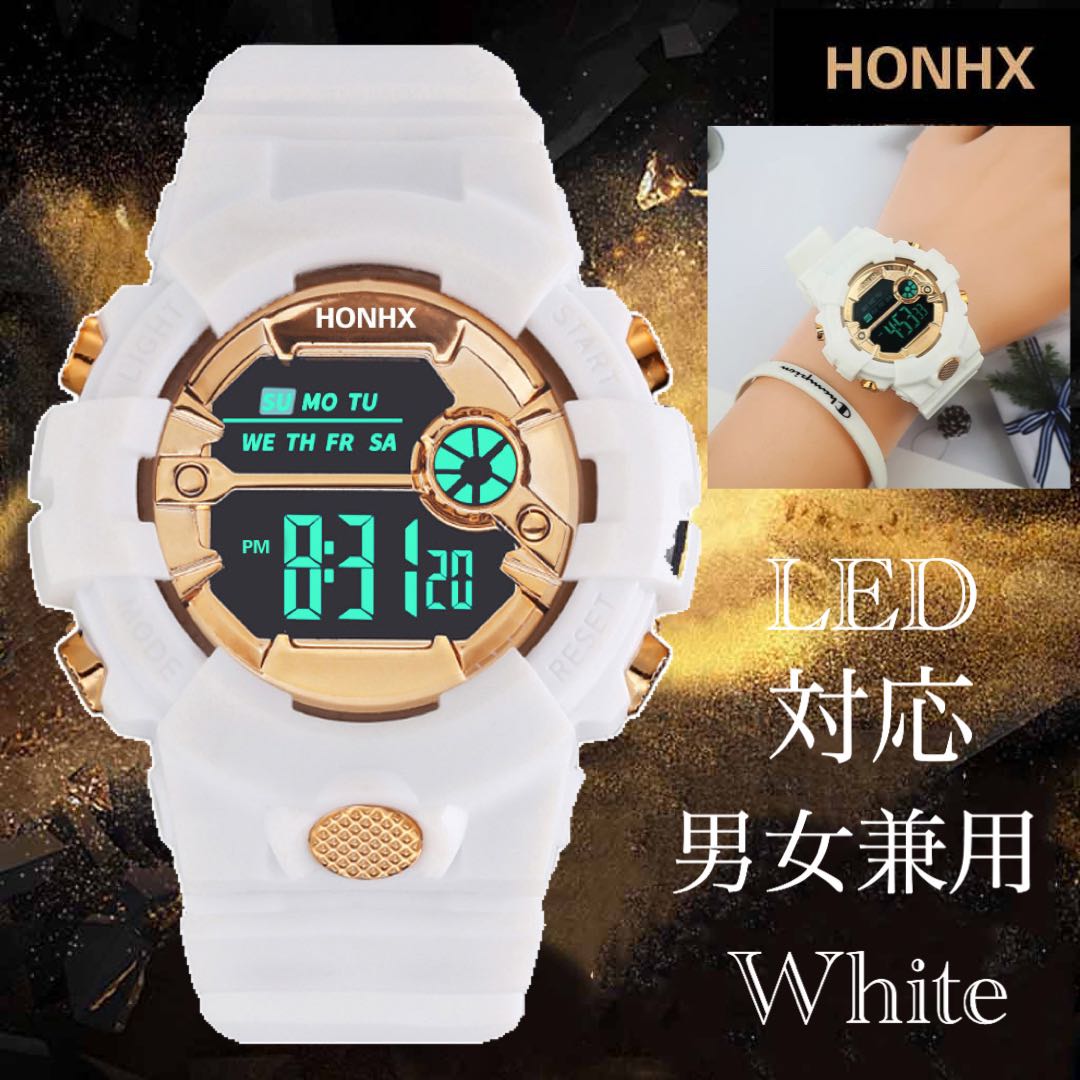 HONHX Digital Quartz Men ホンクス スポーツwatch Watch 時計 式 Led