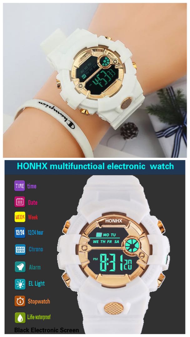 HONHX Digital Quartz Men ホンクス スポーツwatch Watch 時計 式 Led