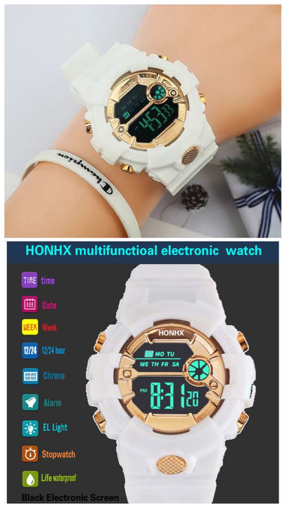 HONHX Digital Quartz Men ホンクス スポーツwatch Watch 時計 式 Led