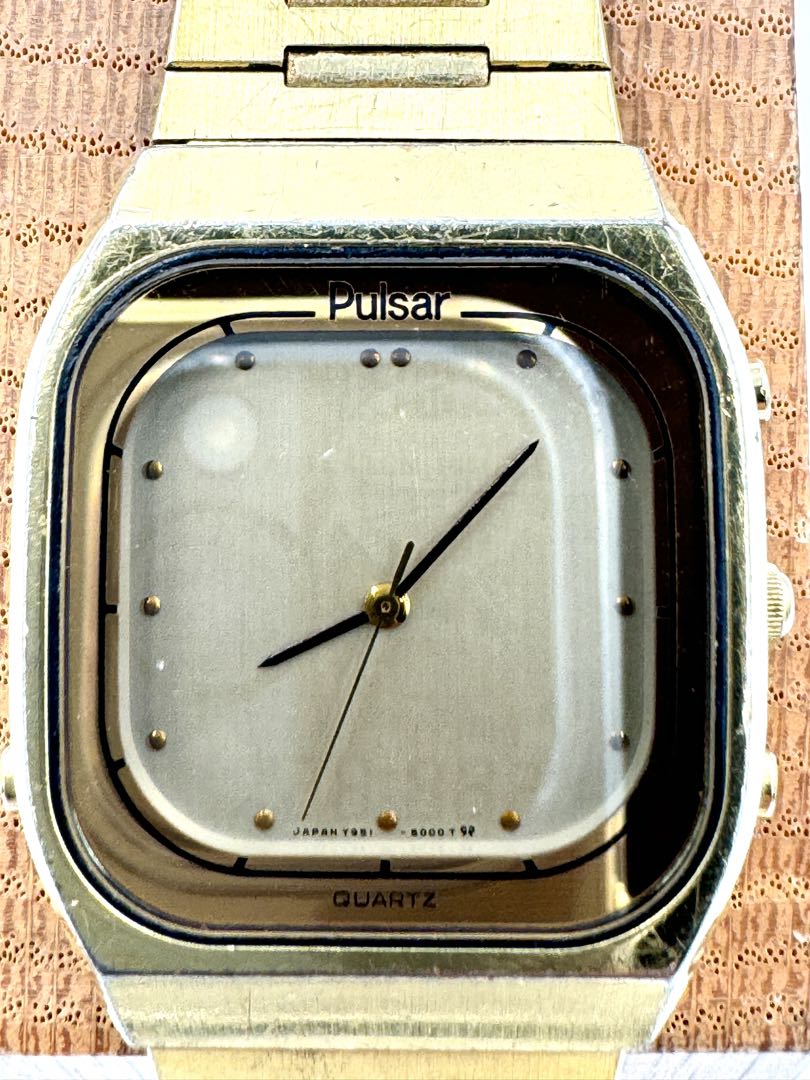 Pulsar Analog Quartz Men Watch For Parts