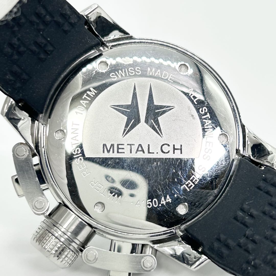 Metal Ch 4150.44 Analog Quartz Men Metal.Ch Chronometry Watch