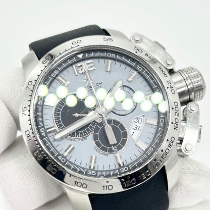 Metal Ch 4150.44 Analog Quartz Men Metal.Ch Chronometry Watch