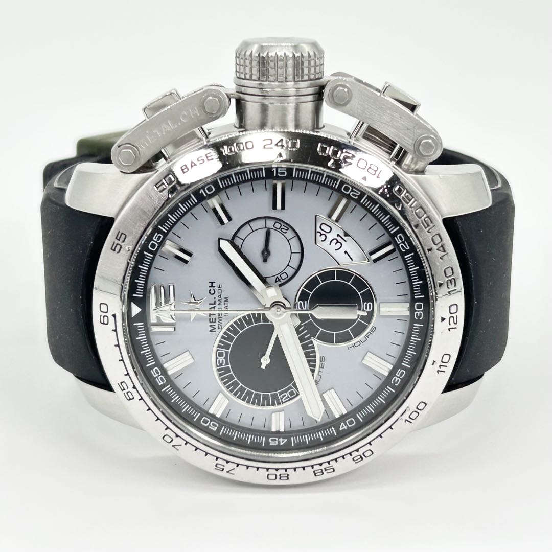 Metal Ch 4150.44 Analog Quartz Men Metal.Ch Chronometry Watch