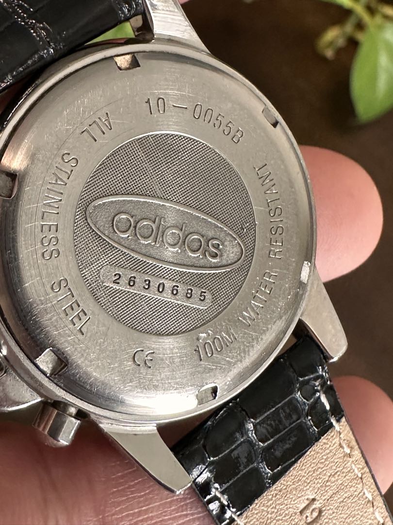Adidas 10-0055B Analog Quartz Men アディダス 希少 レトロ Watch