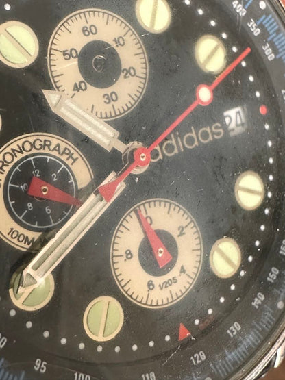 Adidas 10-0055B Analog Quartz Men アディダス 希少 レトロ Watch