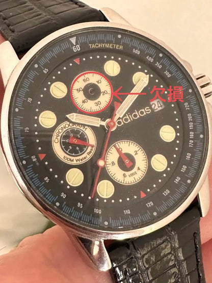 Adidas 10-0055B Analog Quartz Men アディダス 希少 レトロ Watch