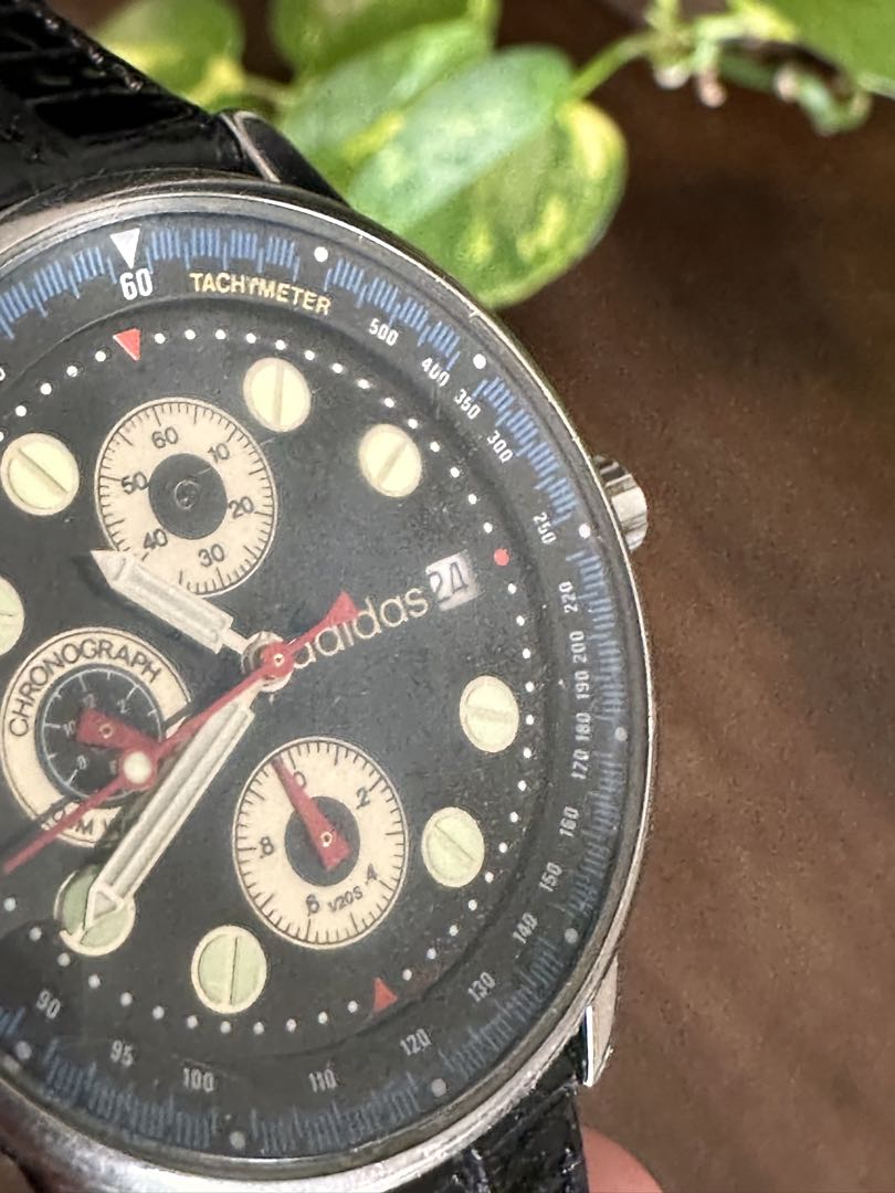 Adidas 10-0055B Analog Quartz Men アディダス 希少 レトロ Watch