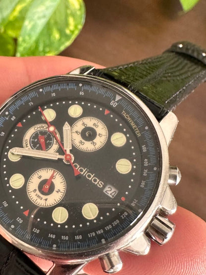 Adidas 10-0055B Analog Quartz Men アディダス 希少 レトロ Watch
