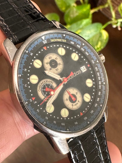 Adidas 10-0055B Analog Quartz Men アディダス 希少 レトロ Watch