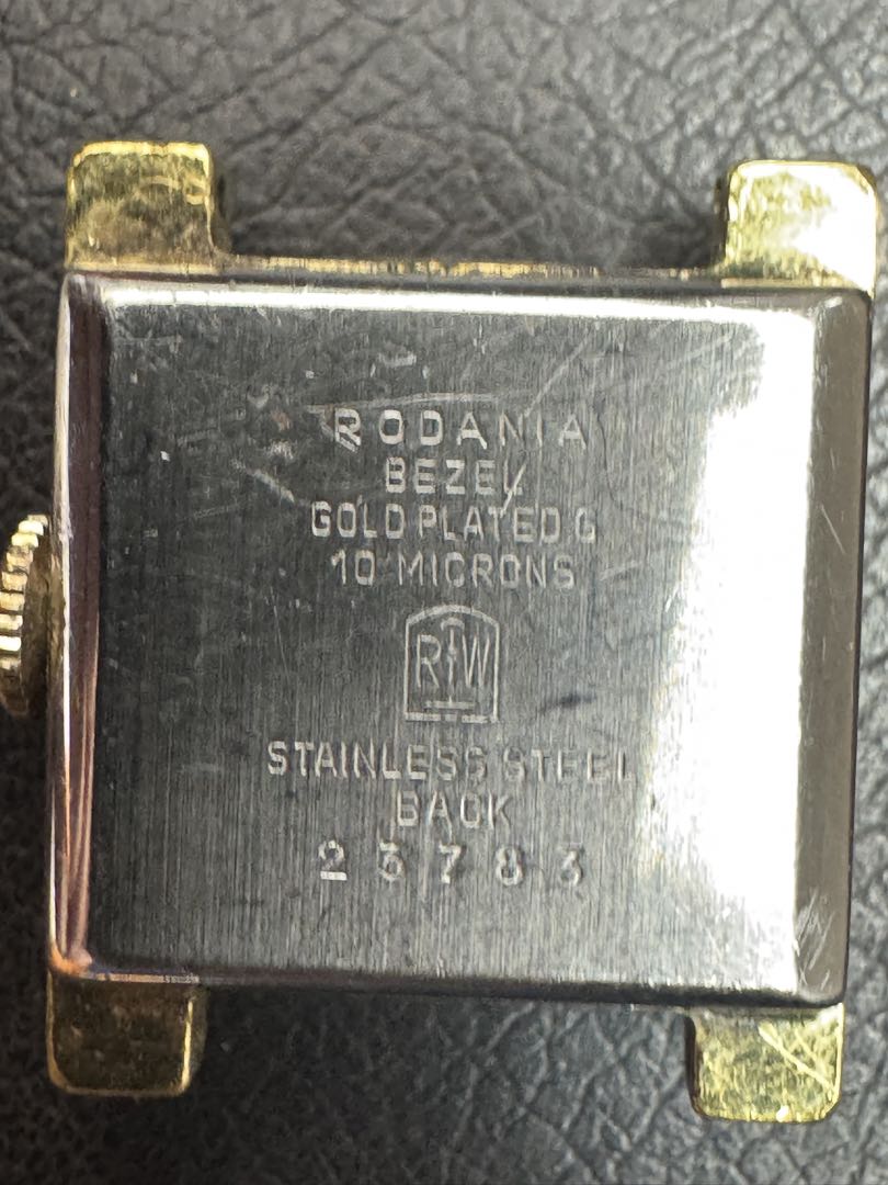Rodania Analog Quartz Women Gold Plated Retro Watch For Parts
