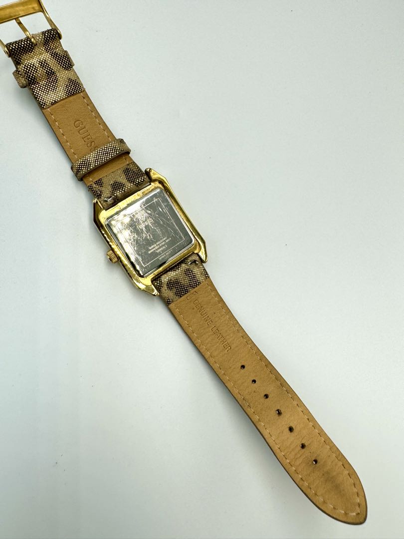 Guess Analog Quartz Women Watch Leopard Pattern
