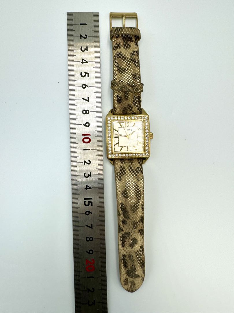 Guess Analog Quartz Women Watch Leopard Pattern