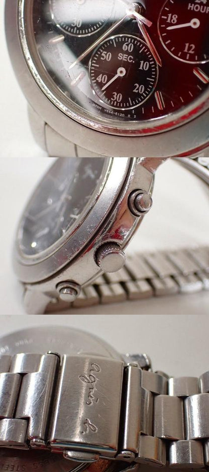 Agnes B. V654-6100 Analog Quartz Men